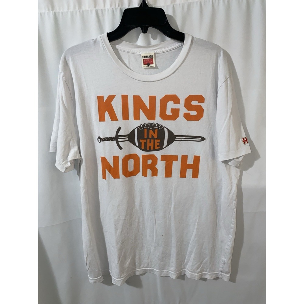 Homage‎ Kings In The North Football T Shirt Large